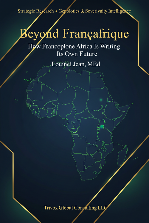 Beyond Françafrique book cover by Trivox Global Consulting
