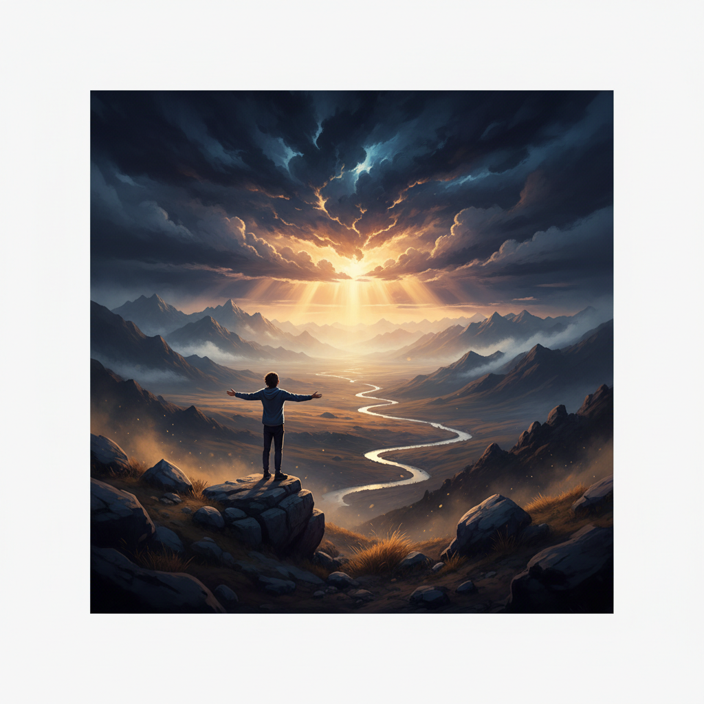 Cinematic worship cover art for Safe in You