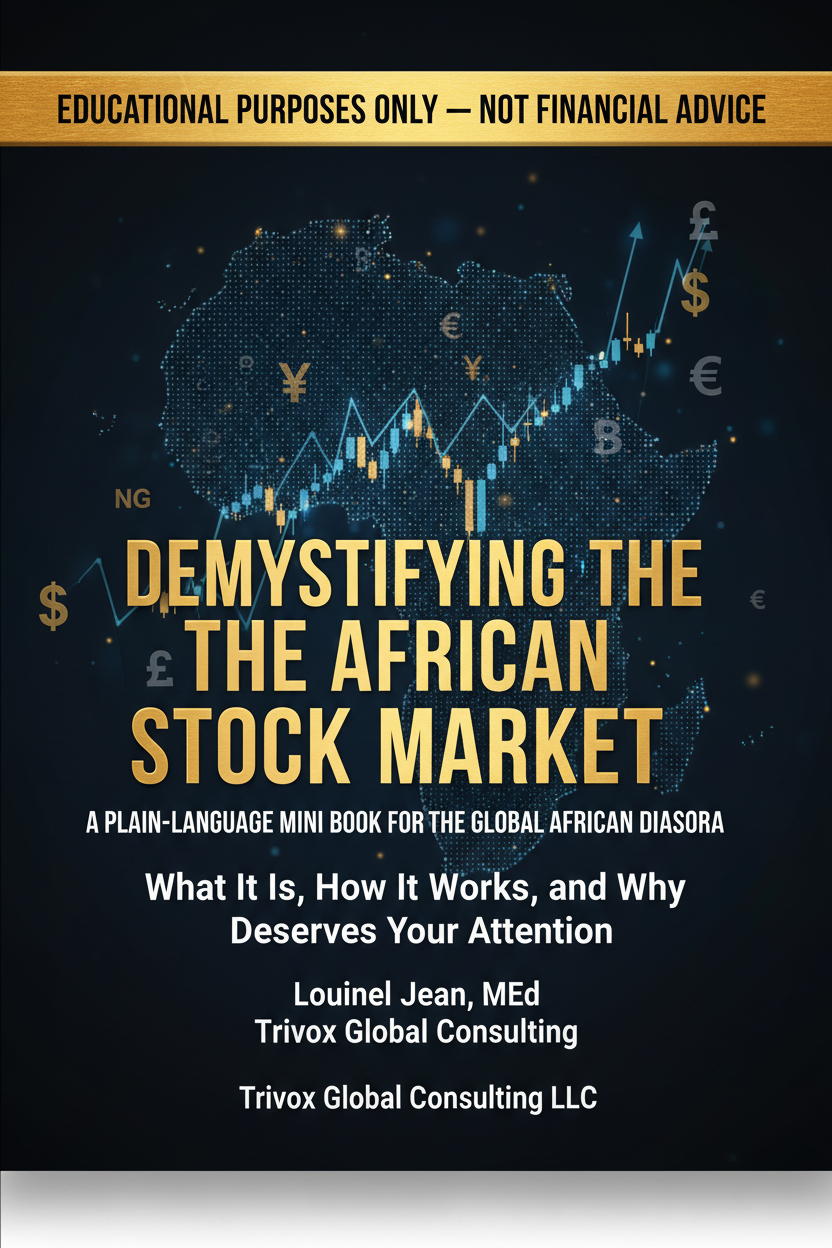 Demystifying the African Stock Market book cover by Trivox Global Consulting